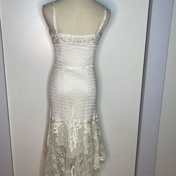 Sue Wong Vintage Crochet Y2K Dress - Picture 6 of 9